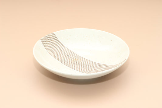 Tokusa | Iki Jyuso | White Deep Plate